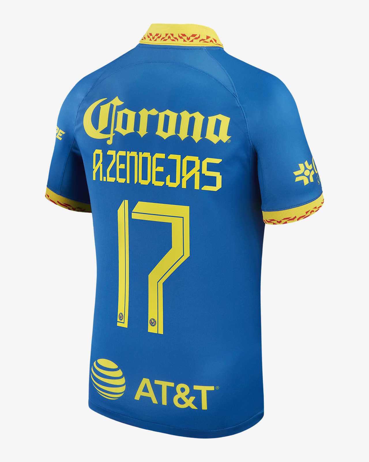 Alejandro Zendejas Club America 2023/24 Stadium Third Men's Nike Dri-FIT  Soccer Jersey