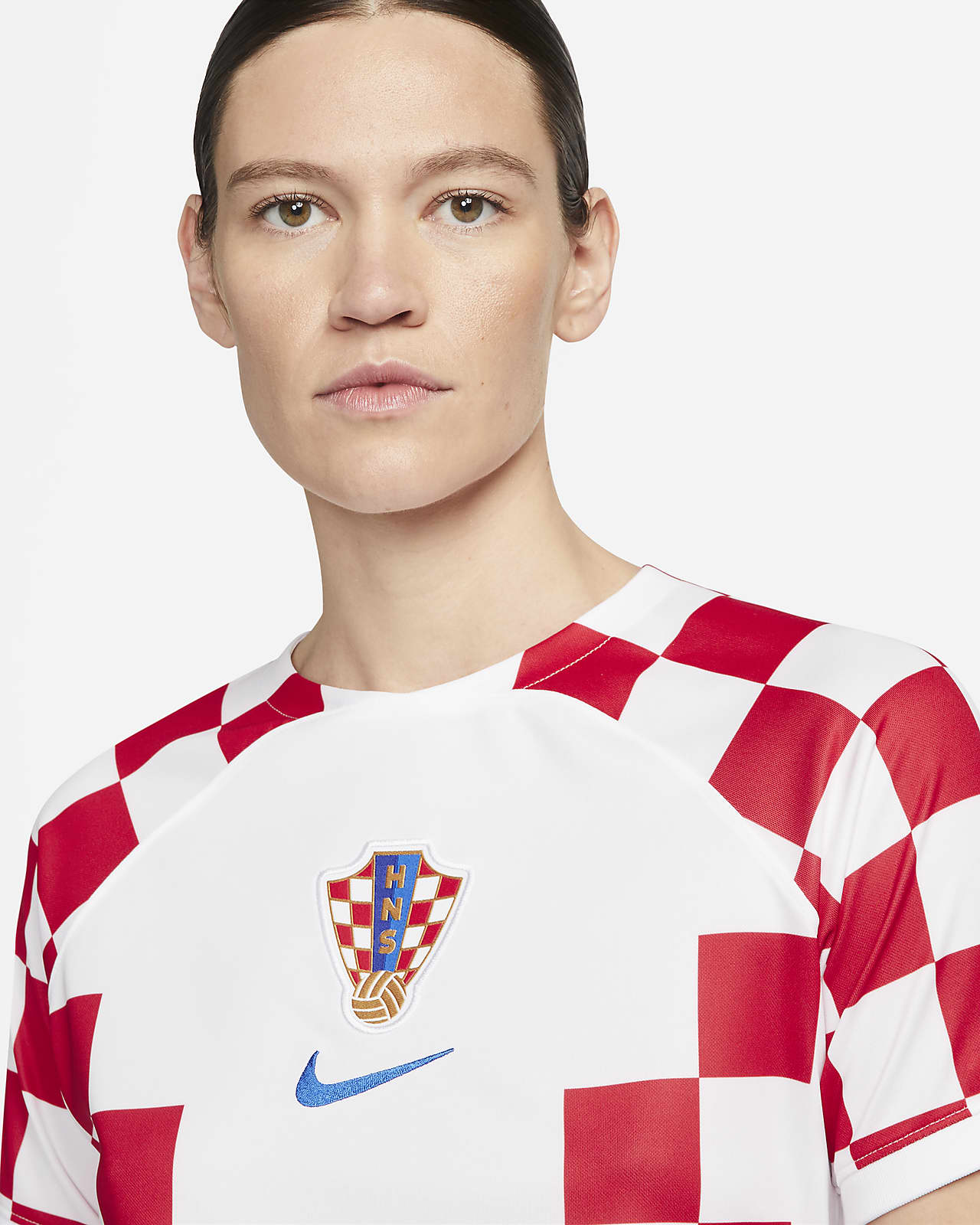 Croatia 2022/23 Stadium Home Women's Nike Dri-FIT Football Shirt. Nike SA