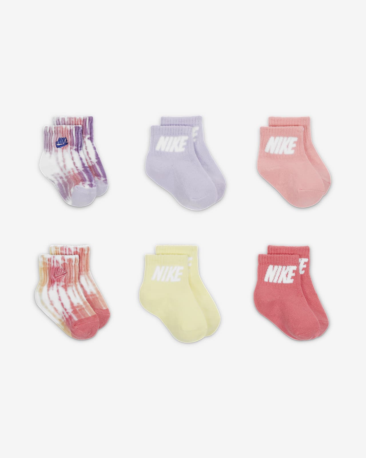 Nike Baby Ankle Socks (6-pack). Nike.com