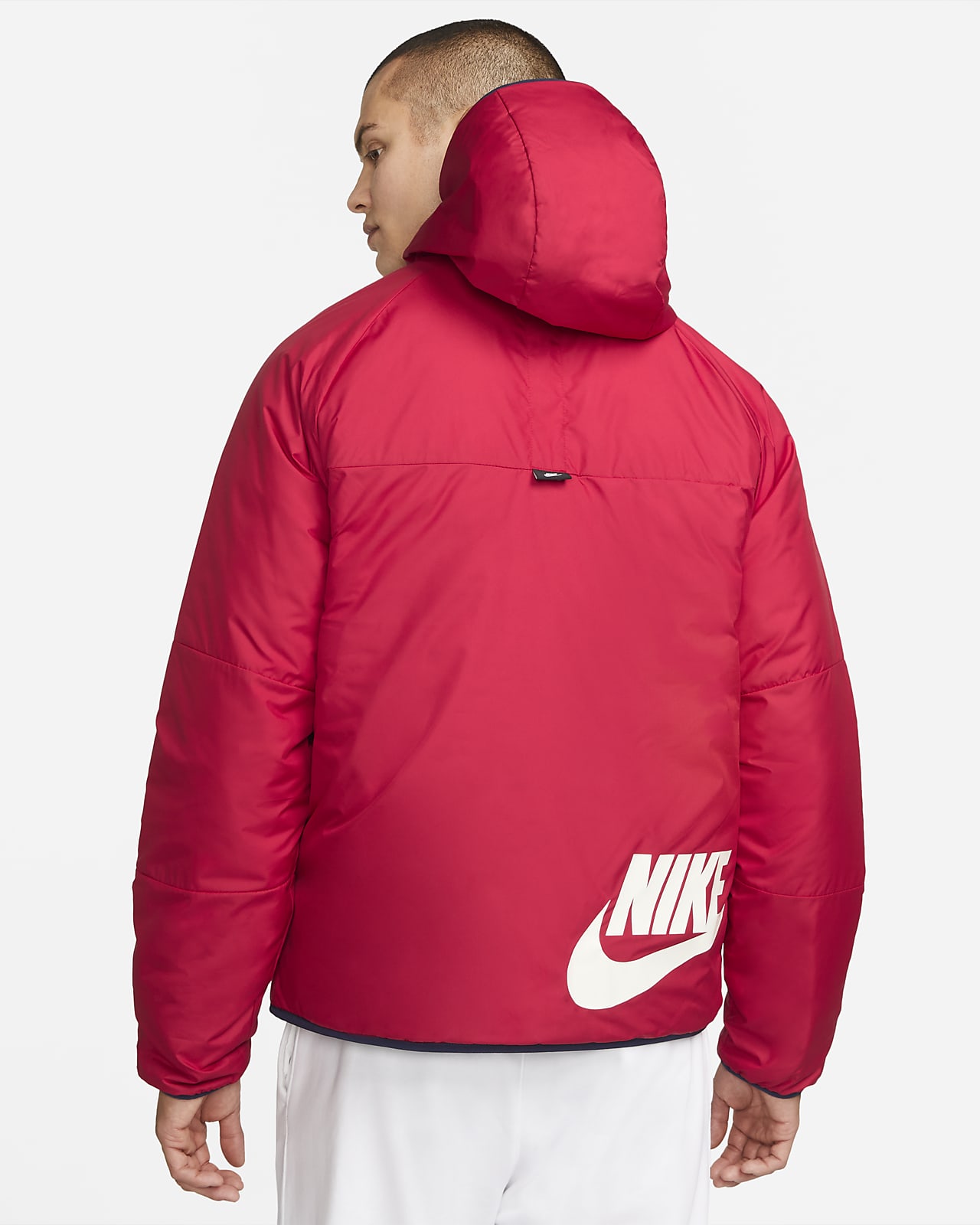 Nike Sportswear ThermaFIT Legacy Men's Reversible Hooded Jacket. Nike NL