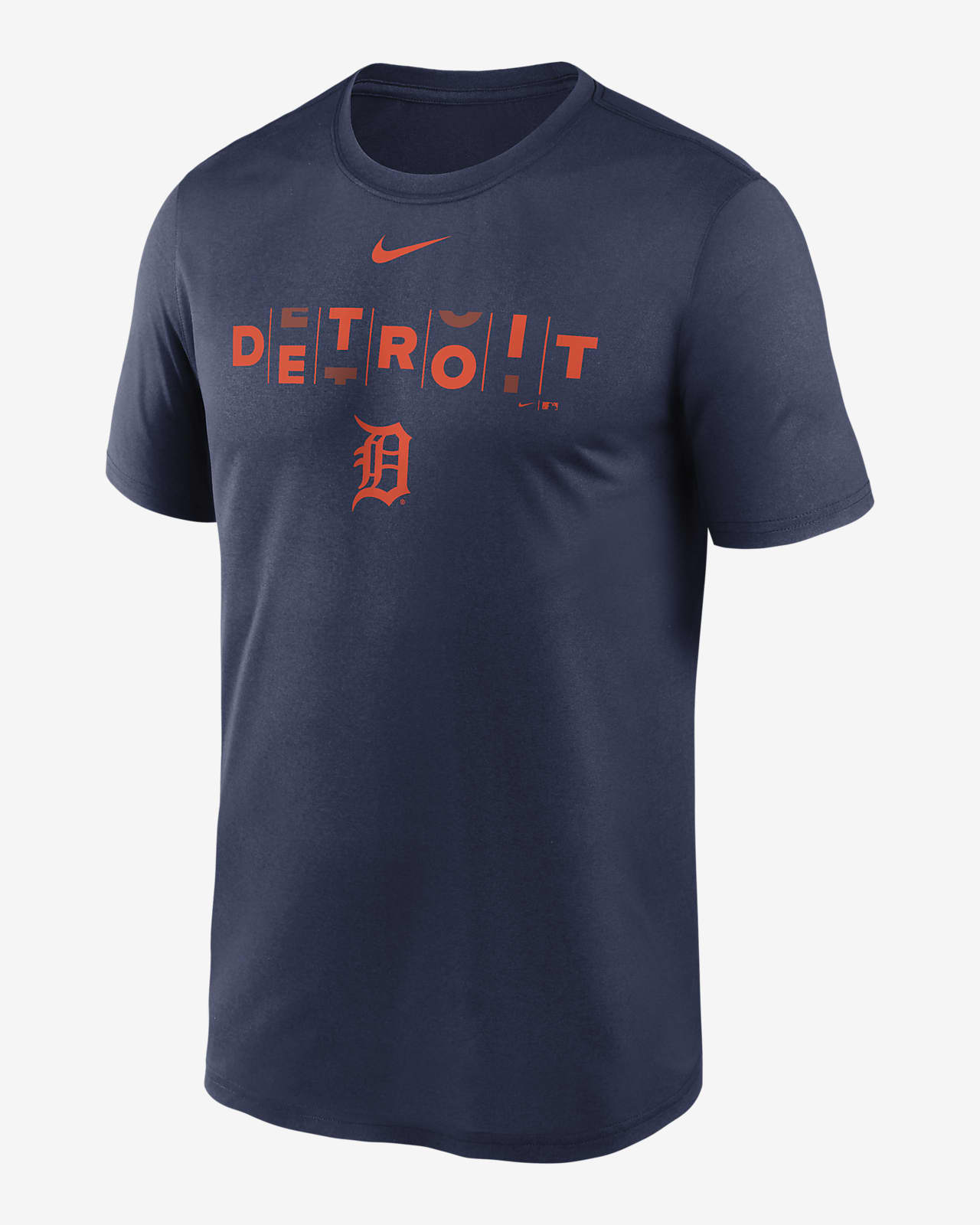 MLB Detroit Tigers Boys' Poly T-Shirt - L
