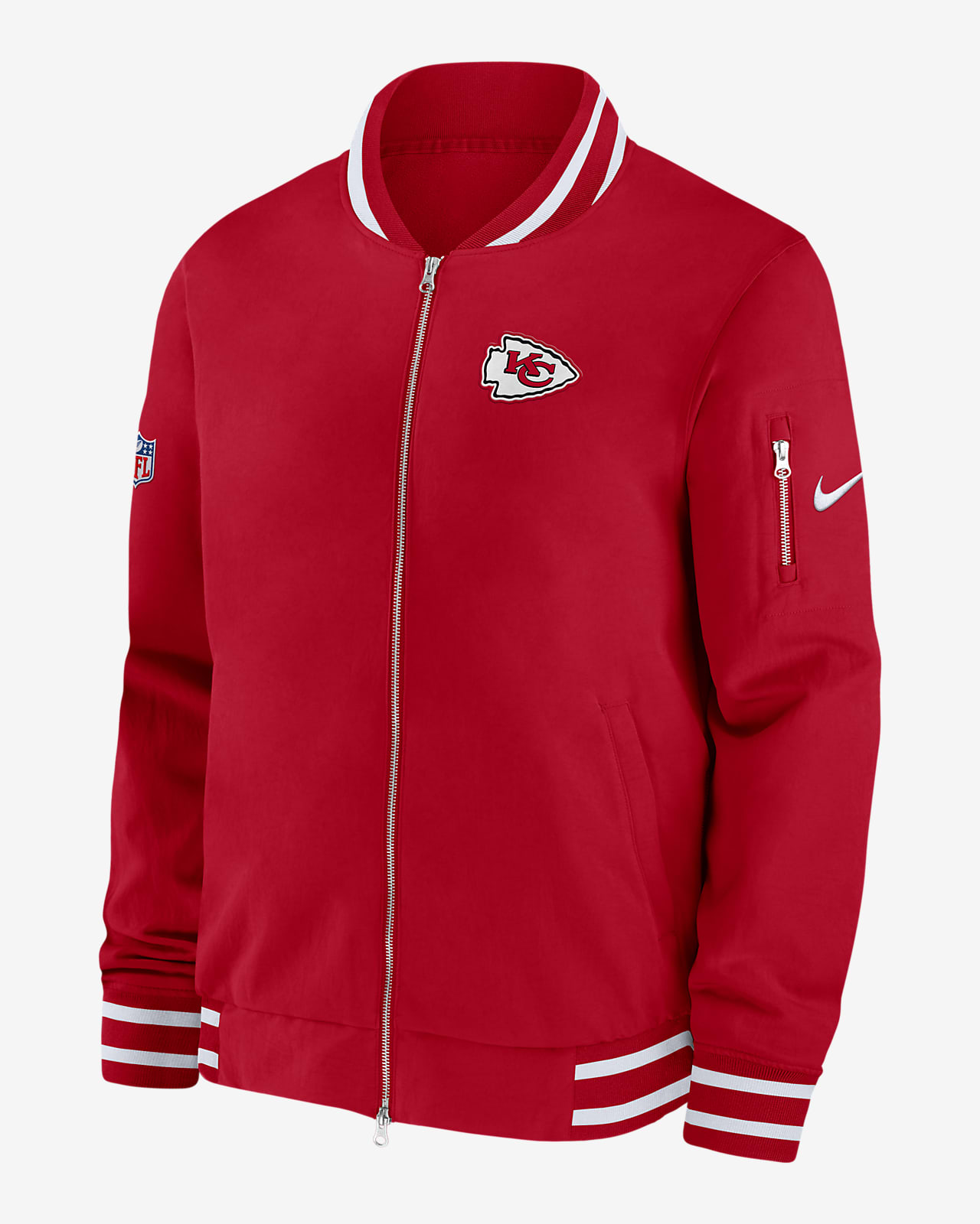 Nike Coach (NFL Kansas City Chiefs) Men's Full-Zip Bomber Jacket
