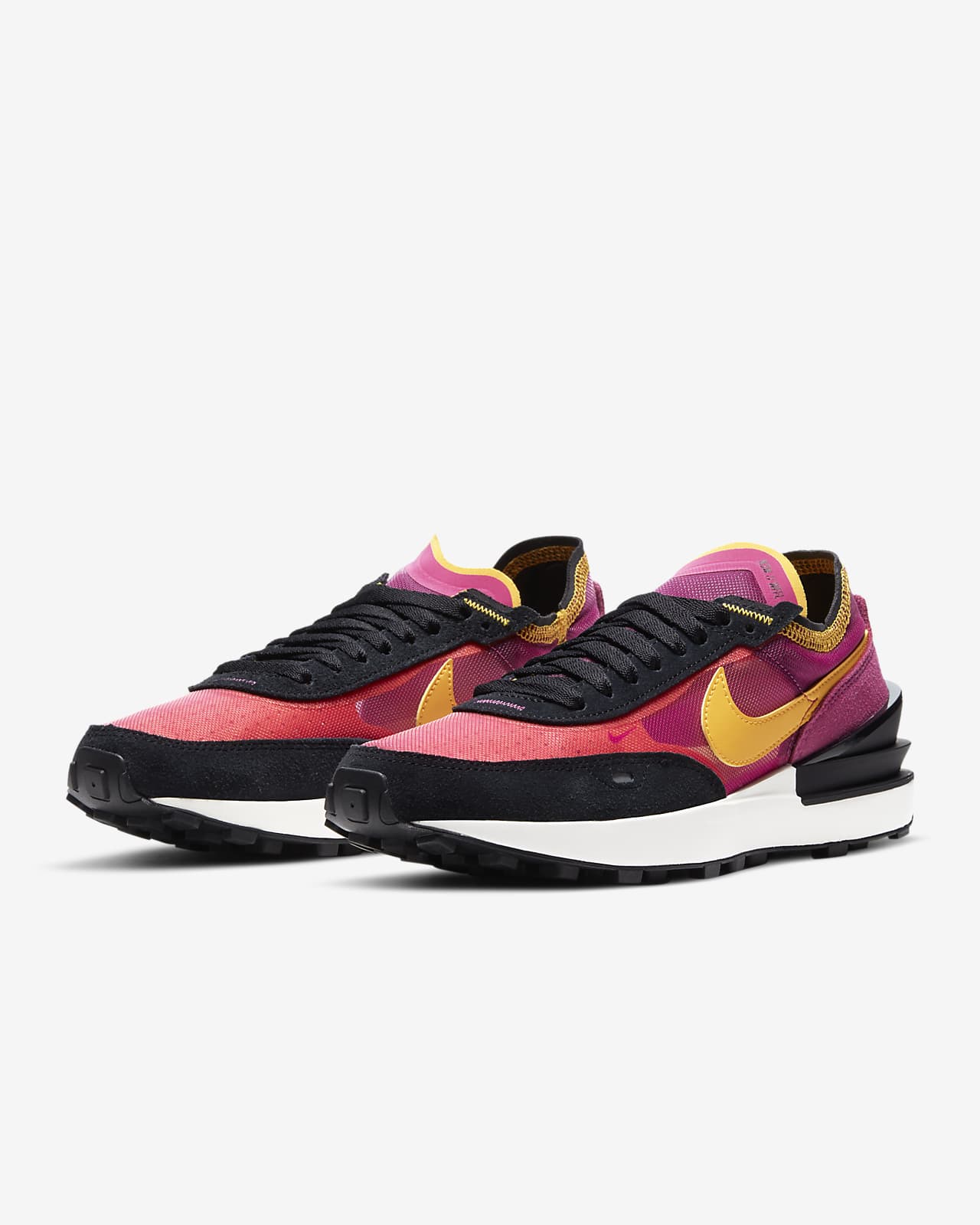 women's black and hot pink nike shoes