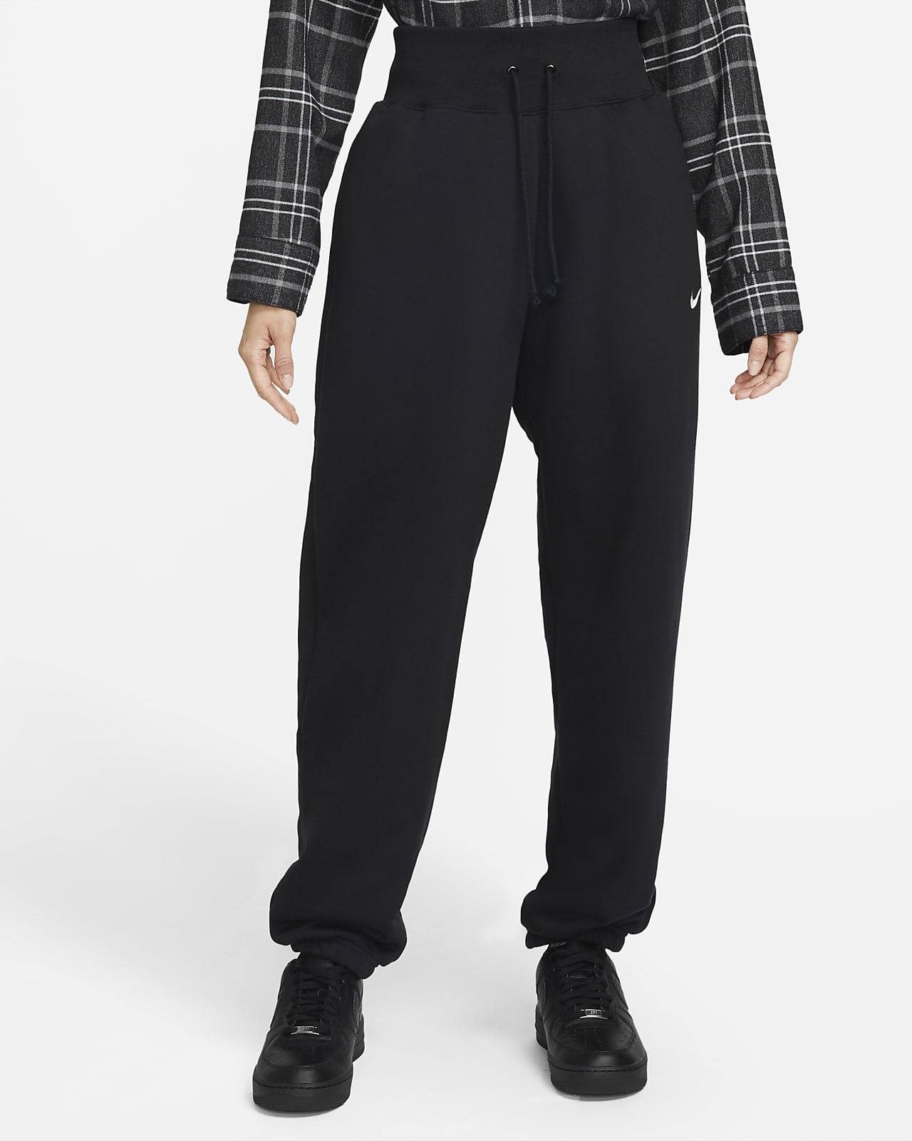 Nike Sportswear Phoenix Fleece Pantalons de xandall oversized de cintura alta - Dona