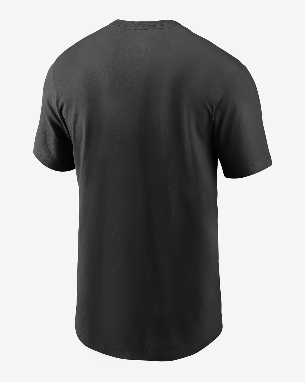 Men's Nike Black Detroit Tigers Camo Logo T-Shirt
