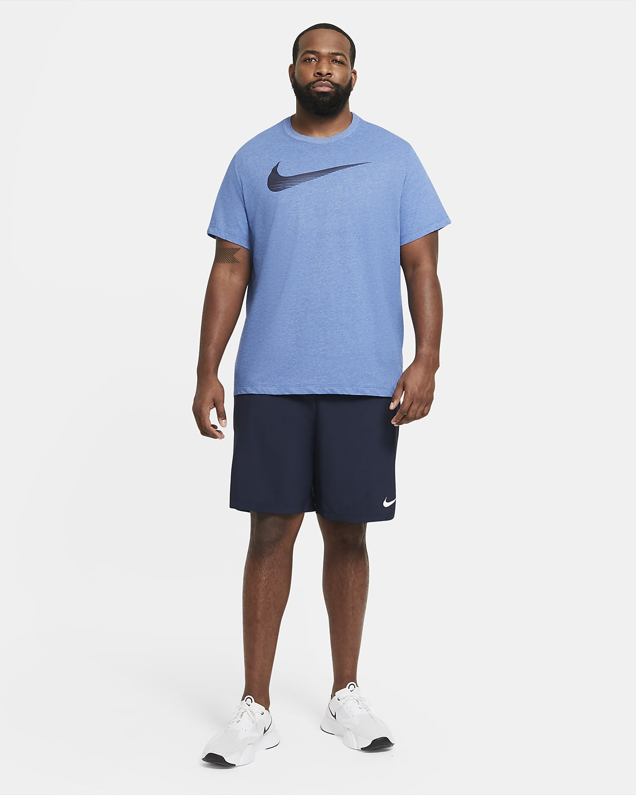 nike swoosh training t shirt