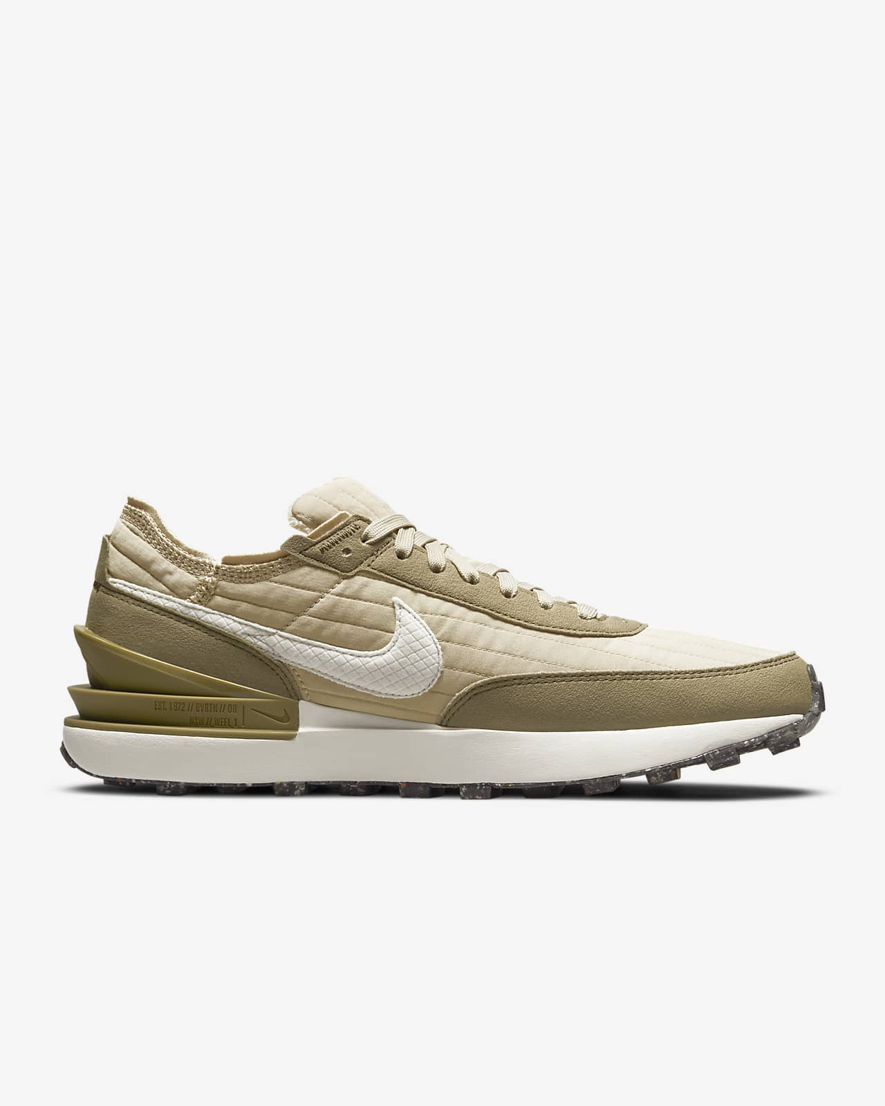 nike waffle one tan