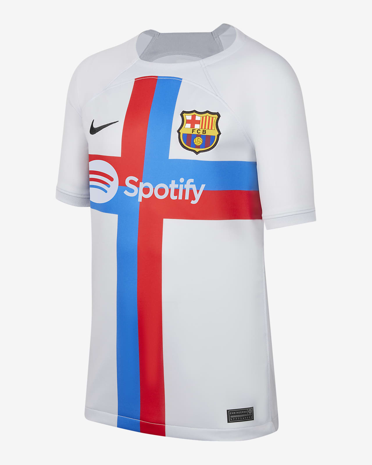 FC Barcelona 2022/23 Stadyum Üçüncü Nike Dri-FIT Genç Çocuk Futbol Forması