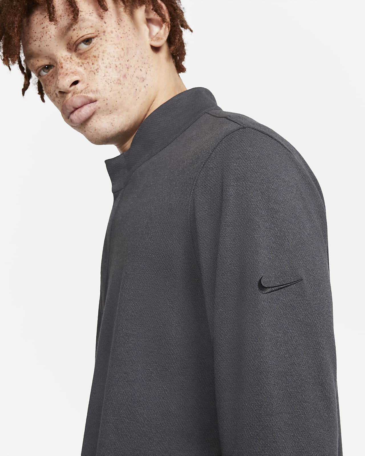 nike dri fit zip top