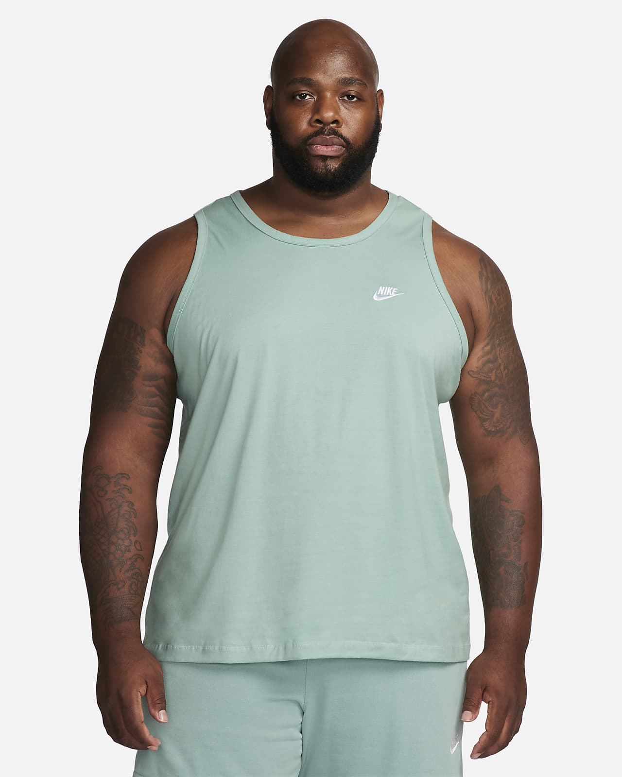  Nike NSW Tank Muscle Essential Futura White XS : Clothing,  Shoes & Jewelry
