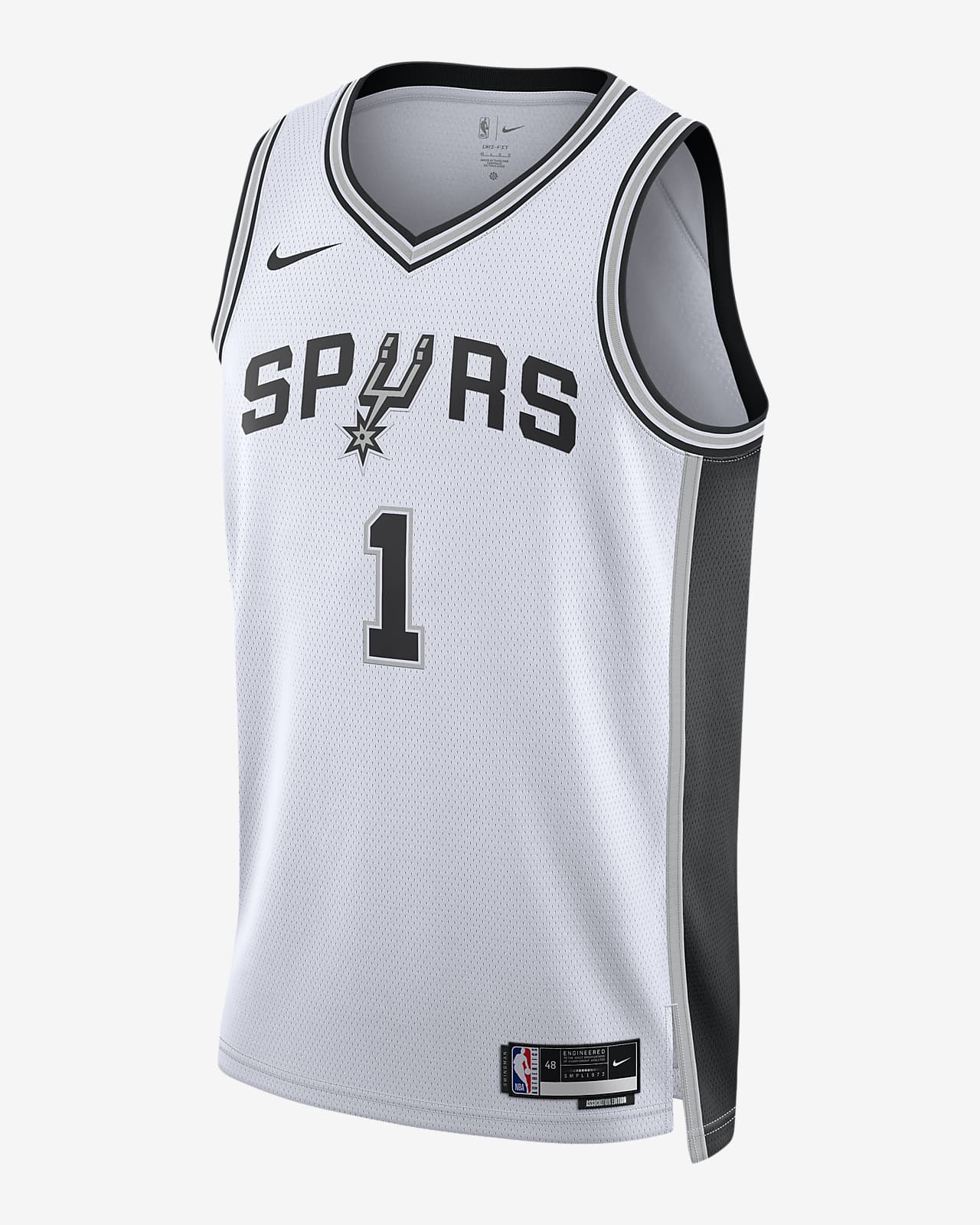 San Antonio Spurs Association Edition 2022/23 Nike Dri-FIT NBA Swingman Jersey för män