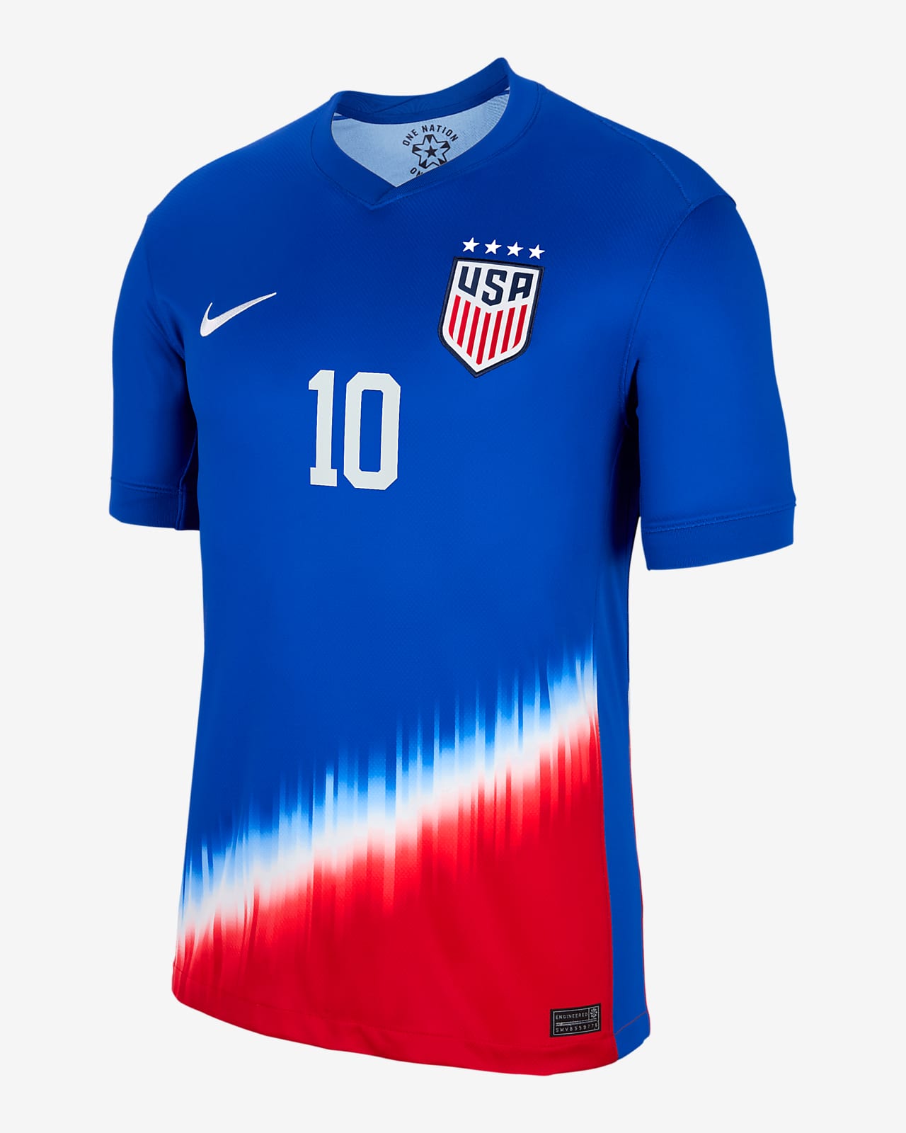 Jersey de fútbol Nike Dri-FIT de la selección nacional de fútbol femenino de Estados Unidos visitante 2024 Stadium Lindsey Horan para hombre