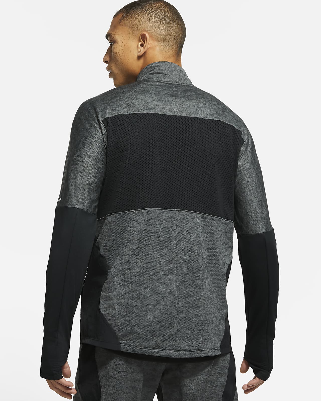 nike element men's running top