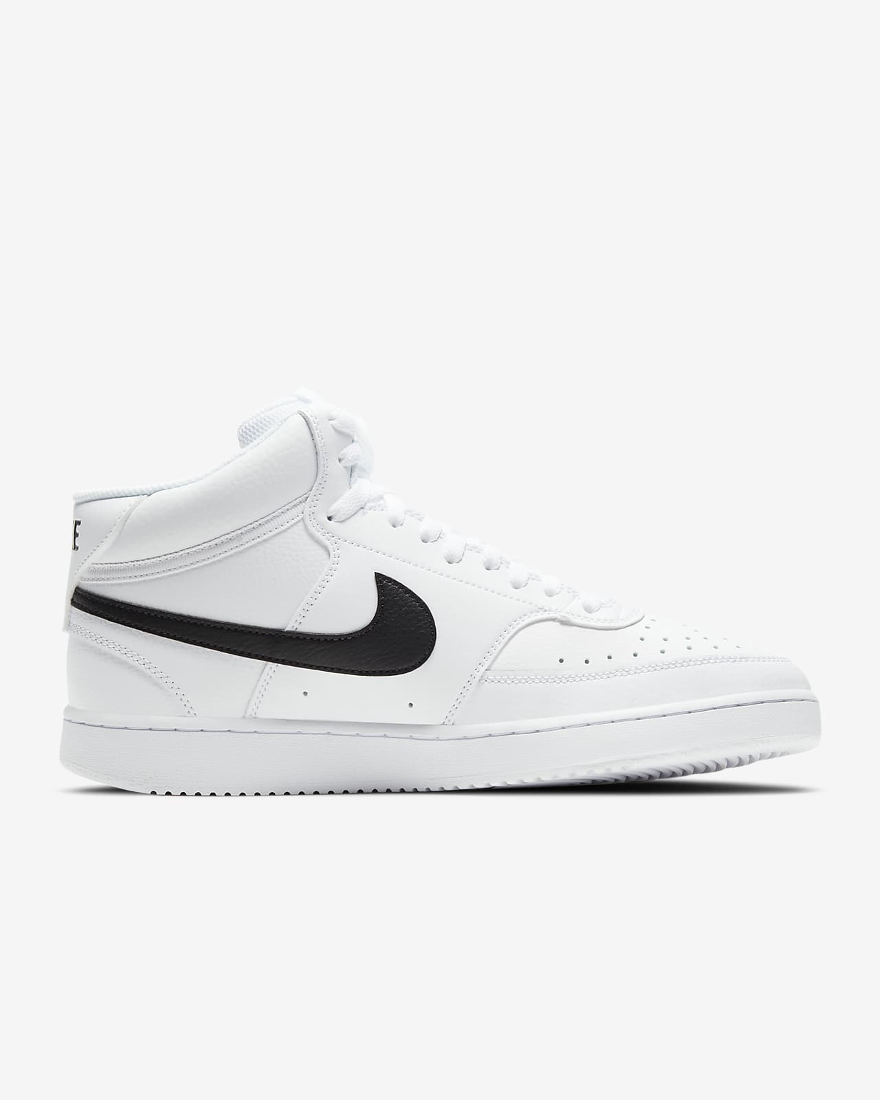 white court vision mid trainers