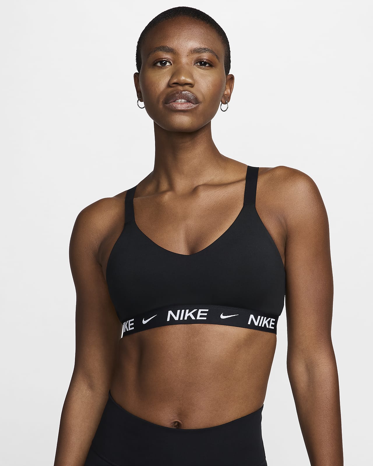 Bra deportivo ajustable acolchado para mujer Nike Indy Medium Support