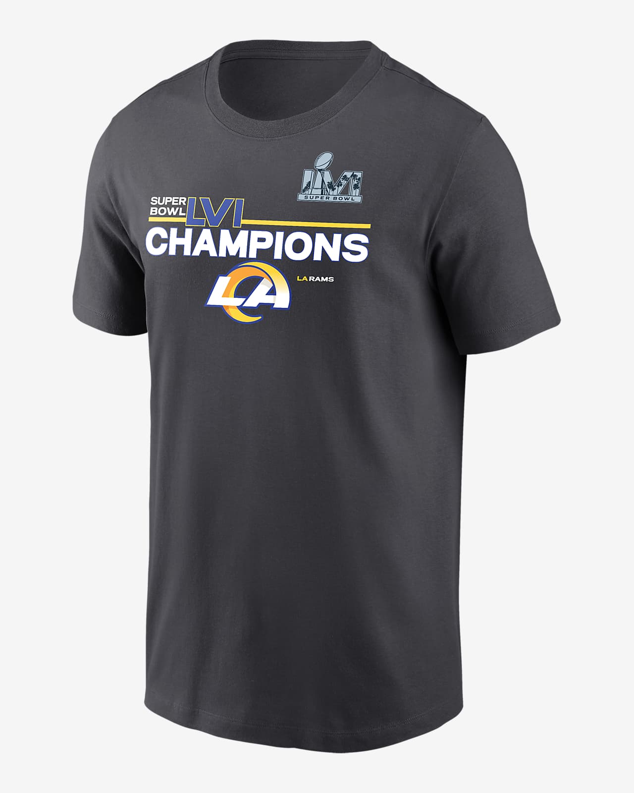 Playera para hombre Nike Super Bowl LVI Champions Roster (NFL Los Angeles  Rams)