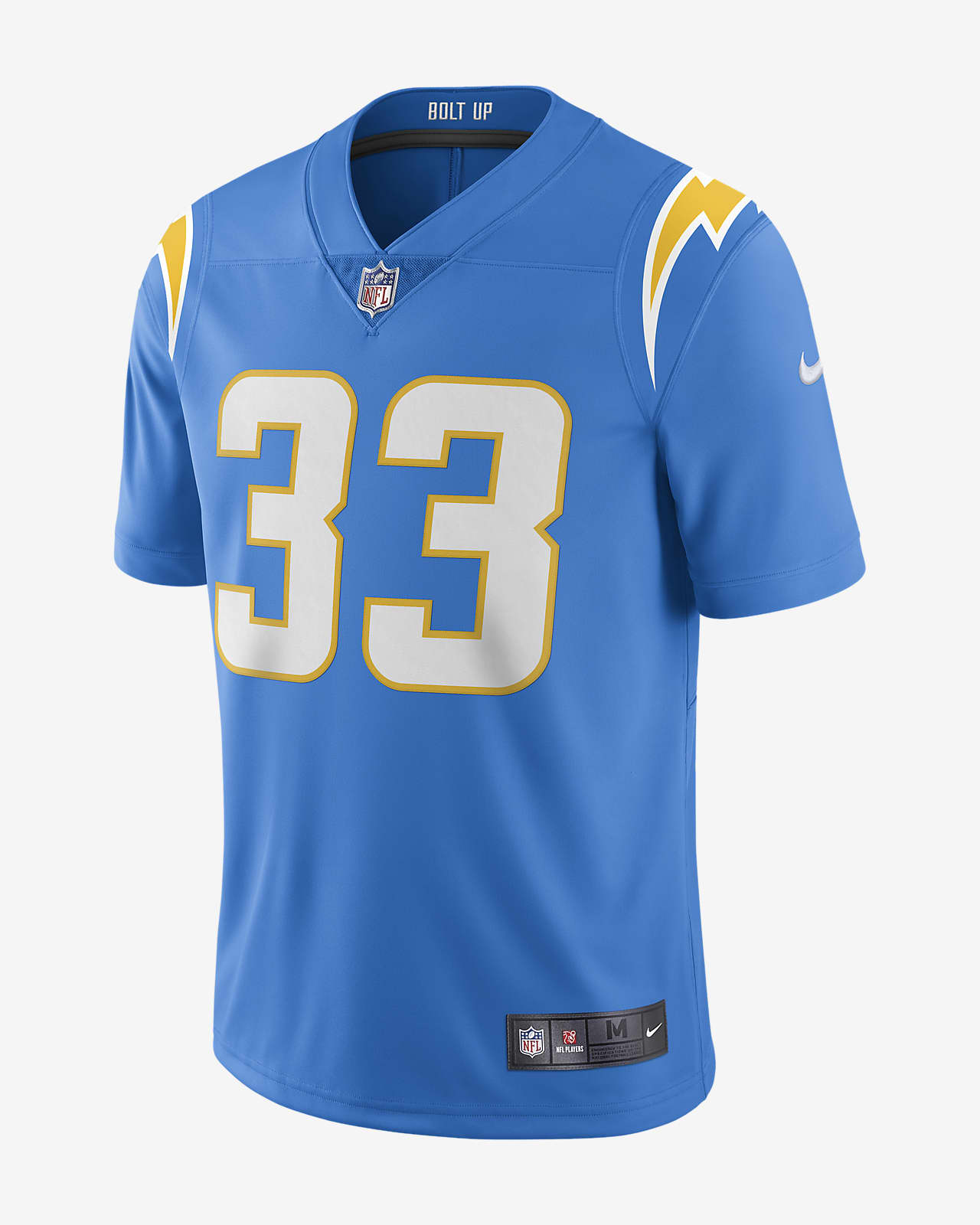 chargers jersey stitched