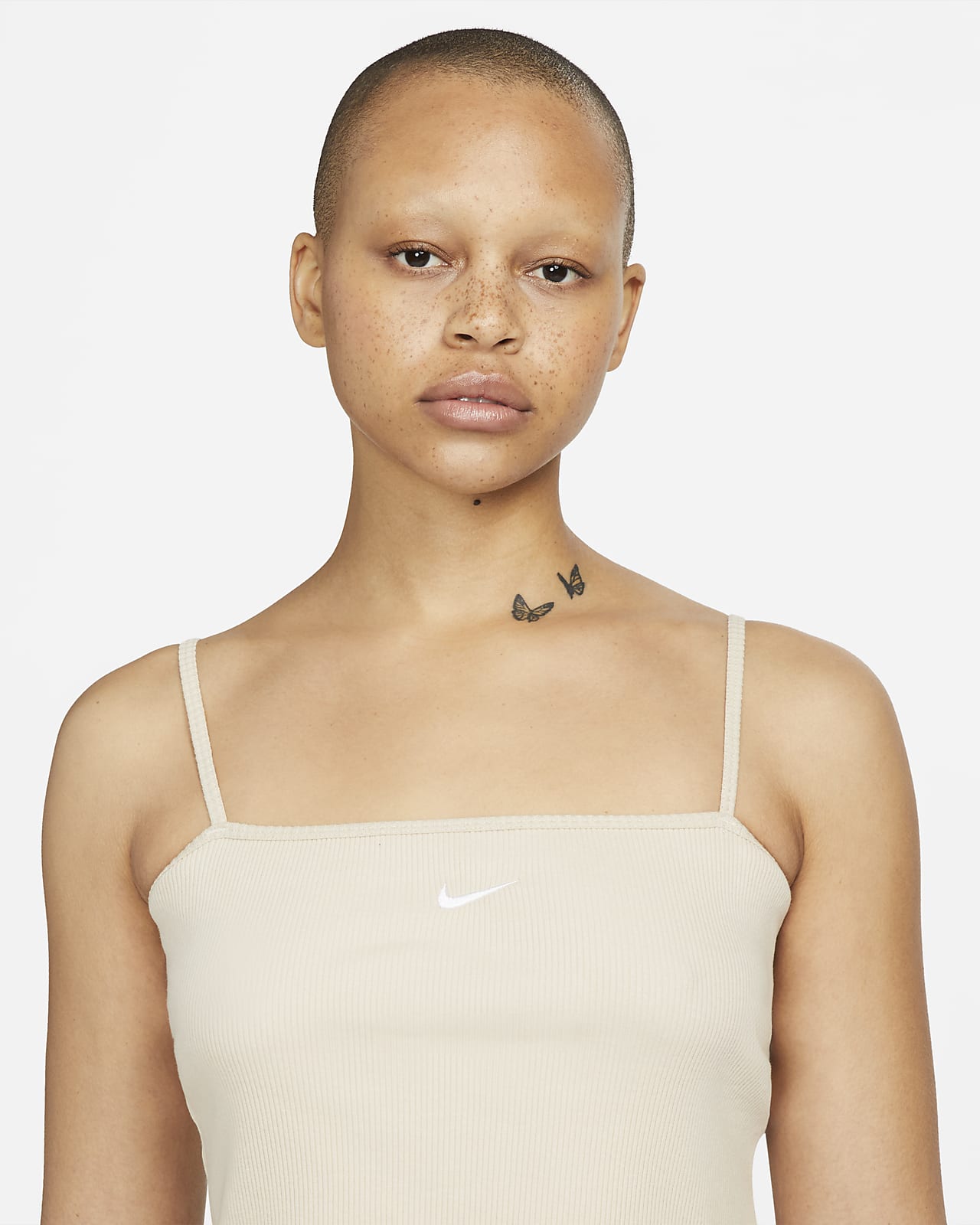 Nike Sportswear Essential Women's Ribbed Crop Top. Nike LU
