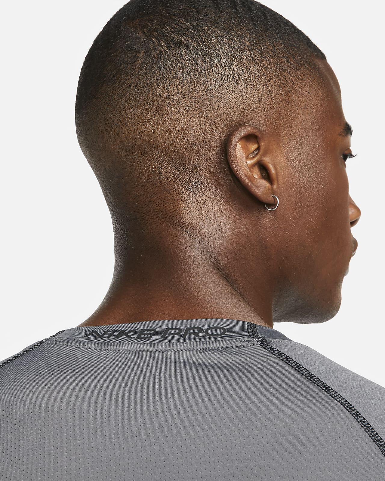 Nike Pro Dri-FIT Men's Tight Fit Short-Sleeve Top, Iron Grey/Black, X-Large  : : Clothing, Shoes & Accessories