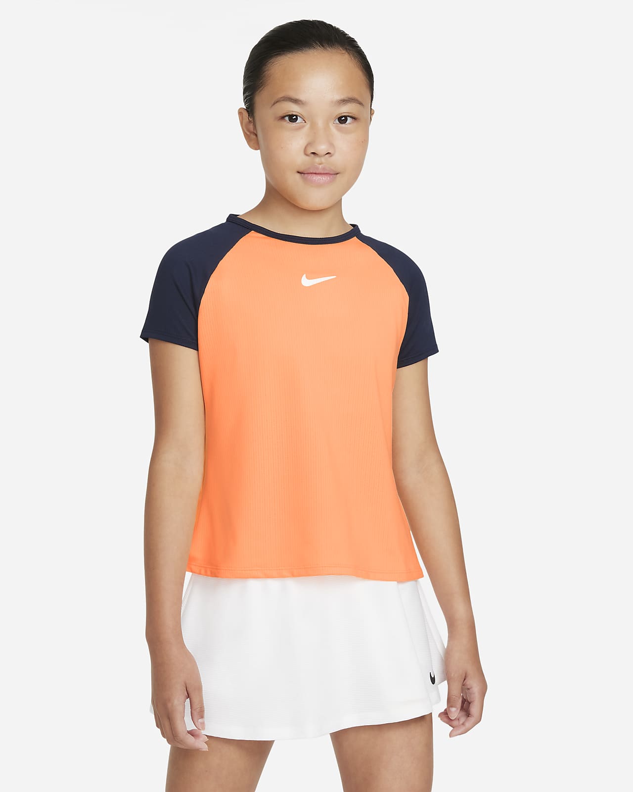 NikeCourt Dri-FIT Victory Older Kids' (Girls') Short-Sleeve Tennis Top