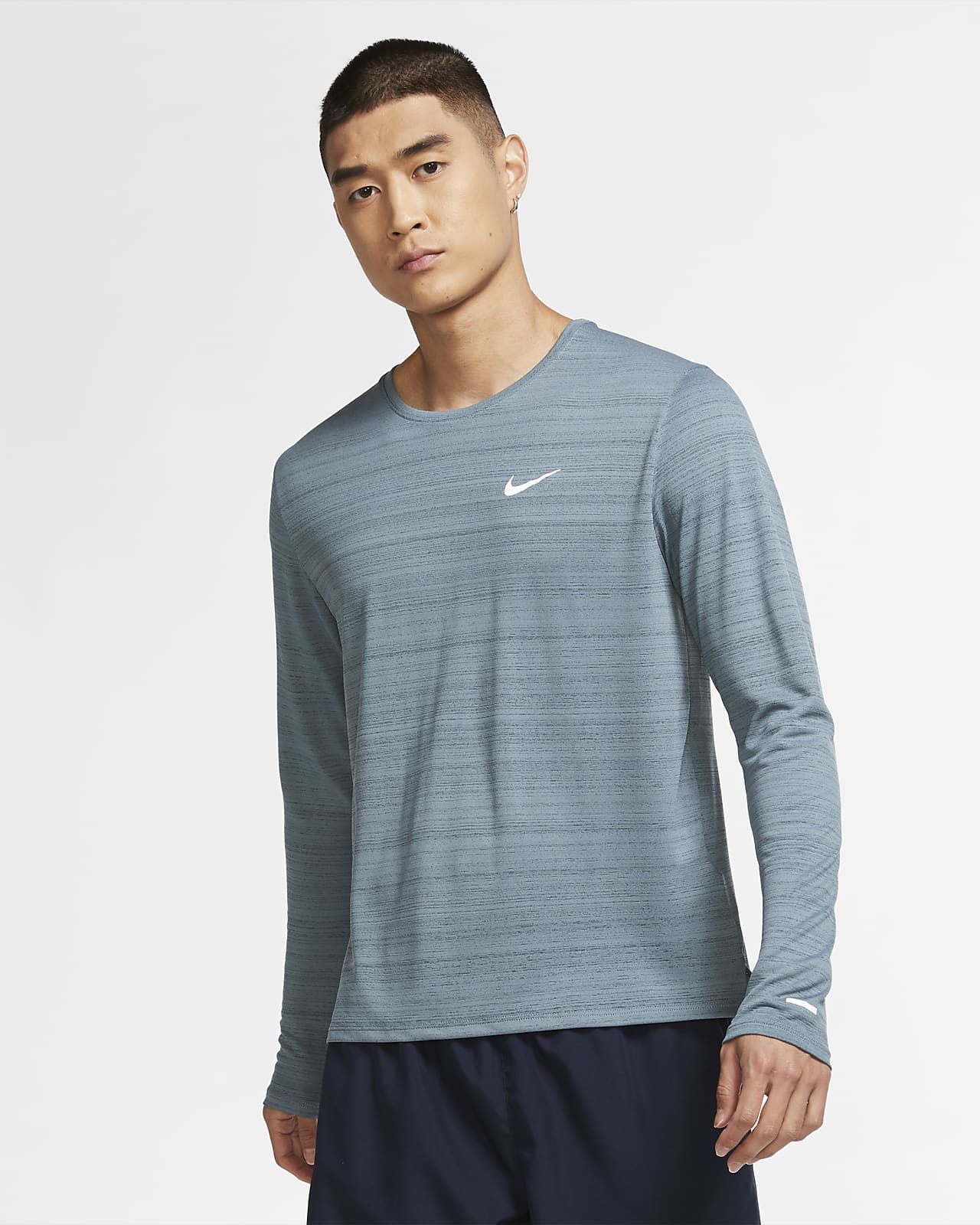 Nike Dri-FIT Miler Camiseta de running de manga larga - Hombre. Nike ES