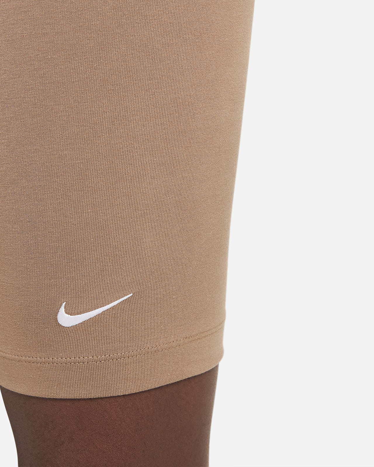 nike brown biker shorts