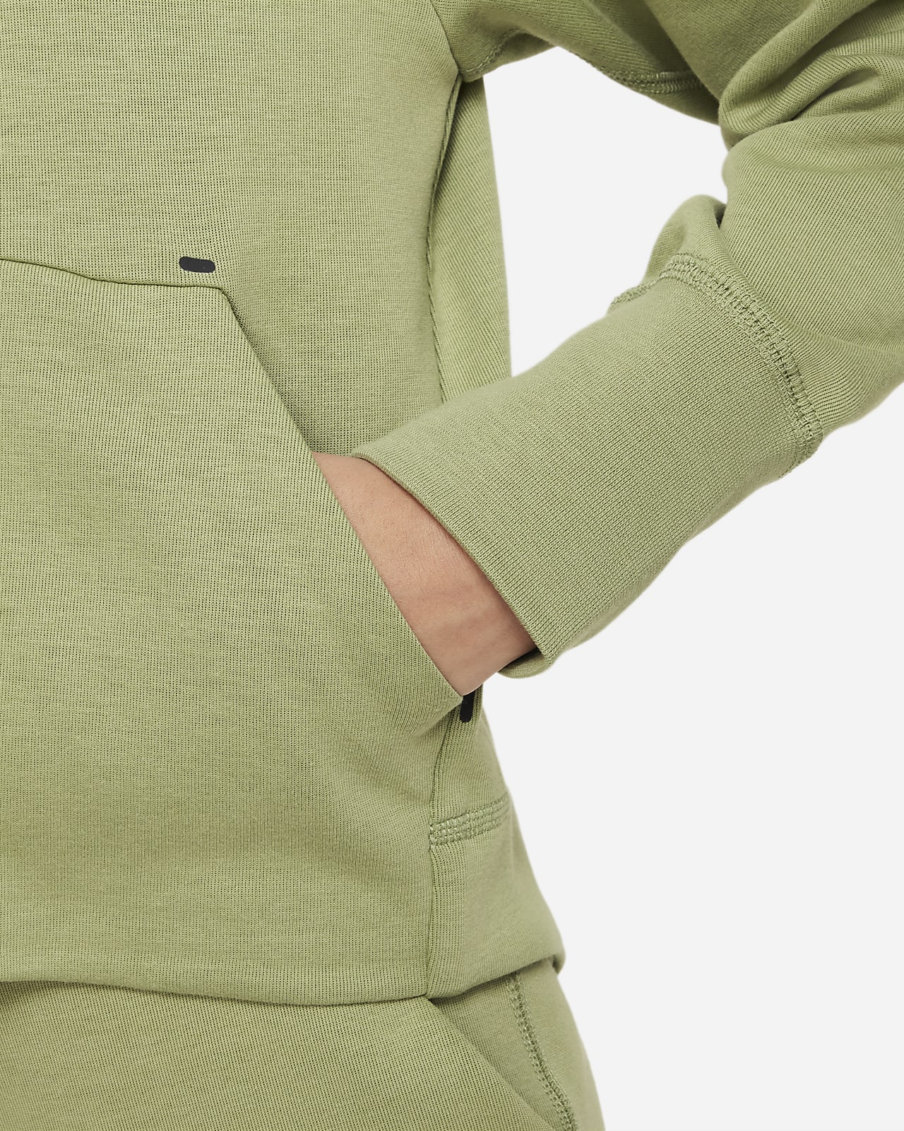 Felpa con cappuccio e zip a tutta lunghezza Nike Sportswear Tech Fleece - Ragazza. Nike IT