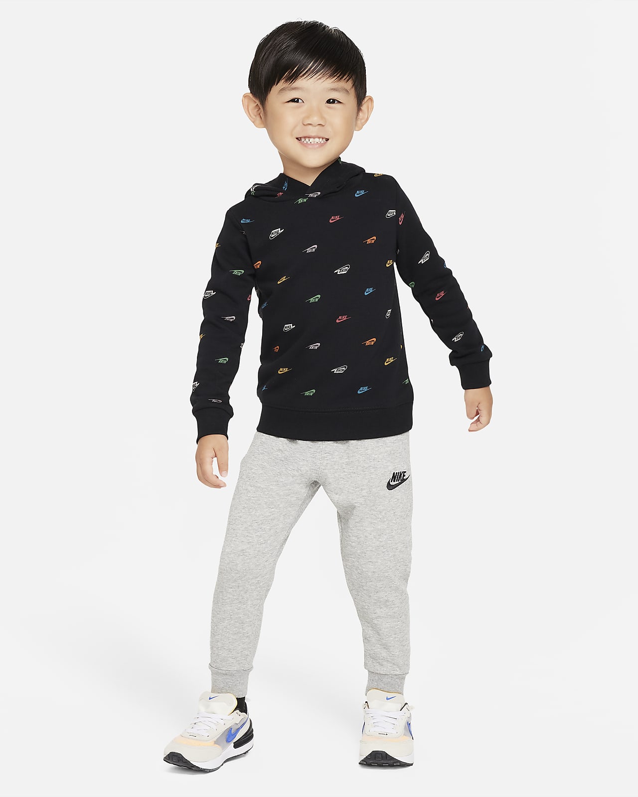 Nike Sportswear Club Printed Hoodie Set tweedelige hoodieset voor peuters