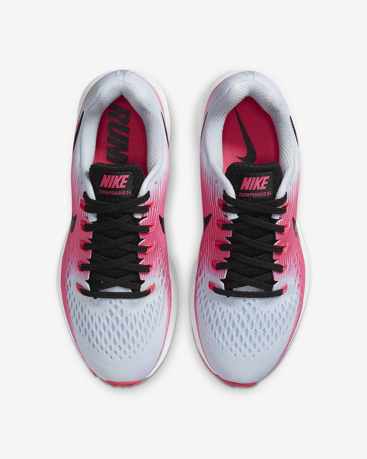nike womens air zoom pegasus 34 low top lace up running sneaker