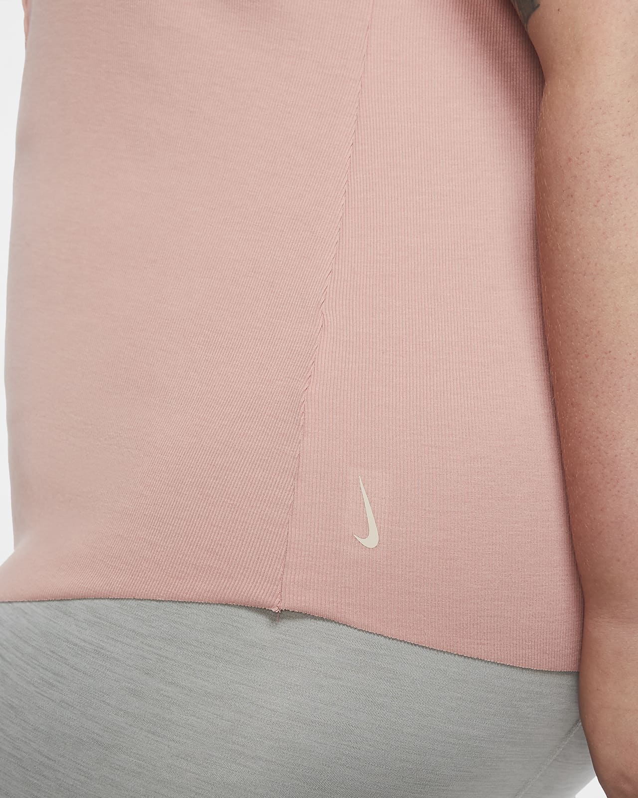 nike women's yoga luxe henley tank