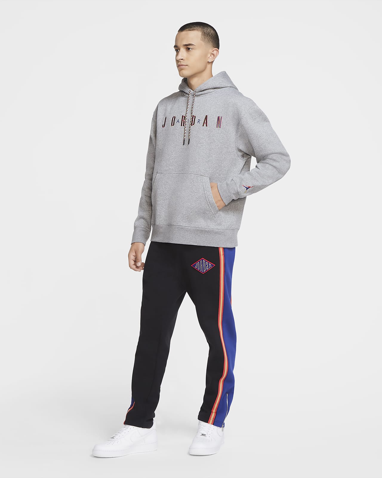 bluza air jordan dna fleece crew