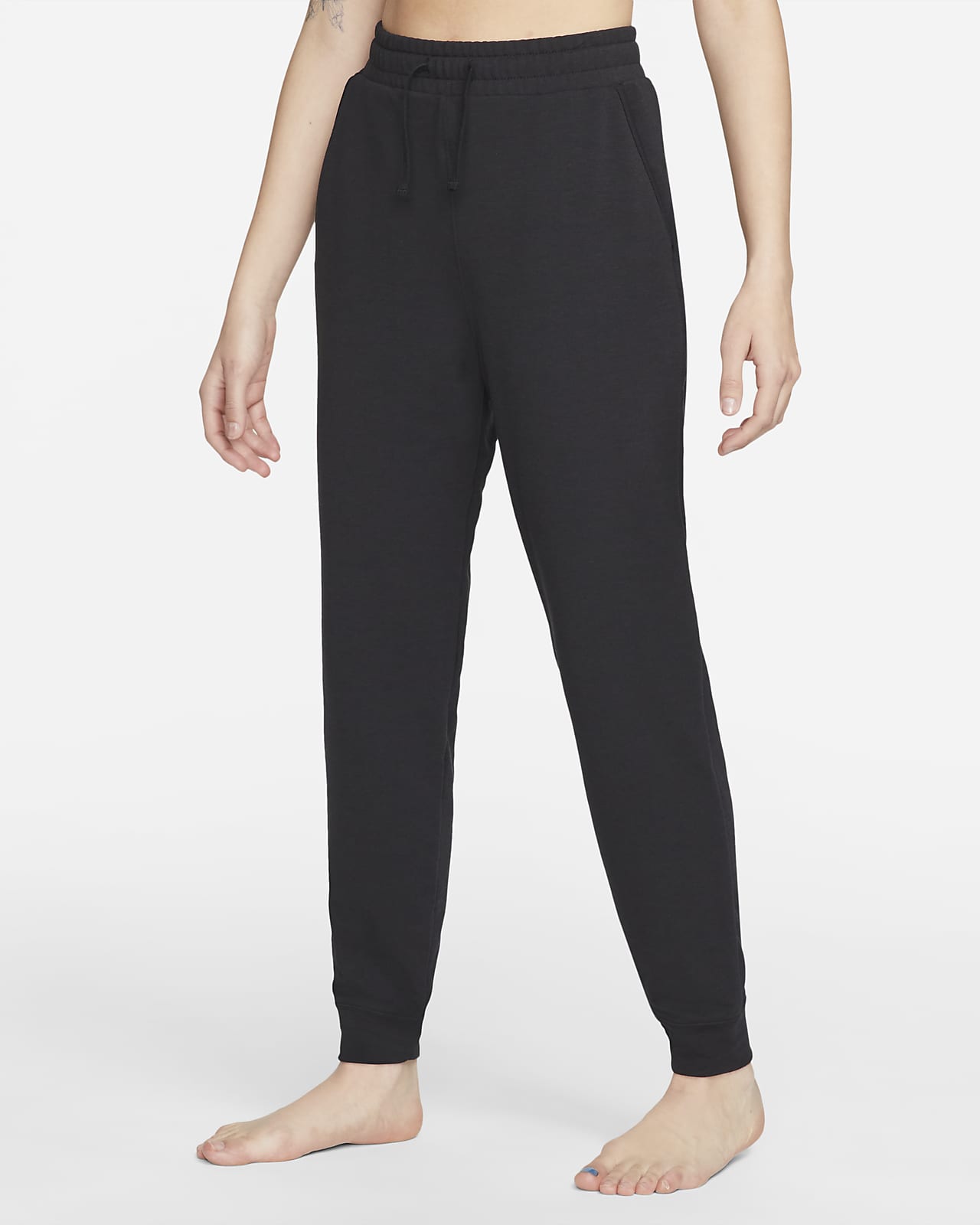 Pantalon de jogging en tissu Fleece 7/8 Nike Yoga Dri-FIT pour Femme