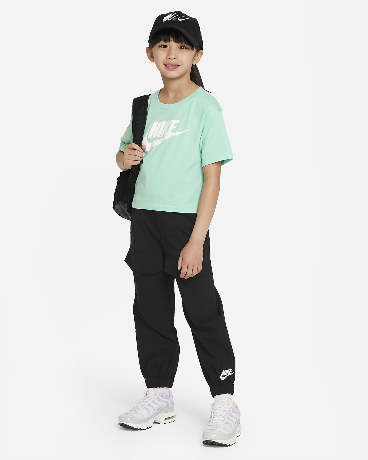 Little Tee Boxy Kids Nike T-Shirt. Club