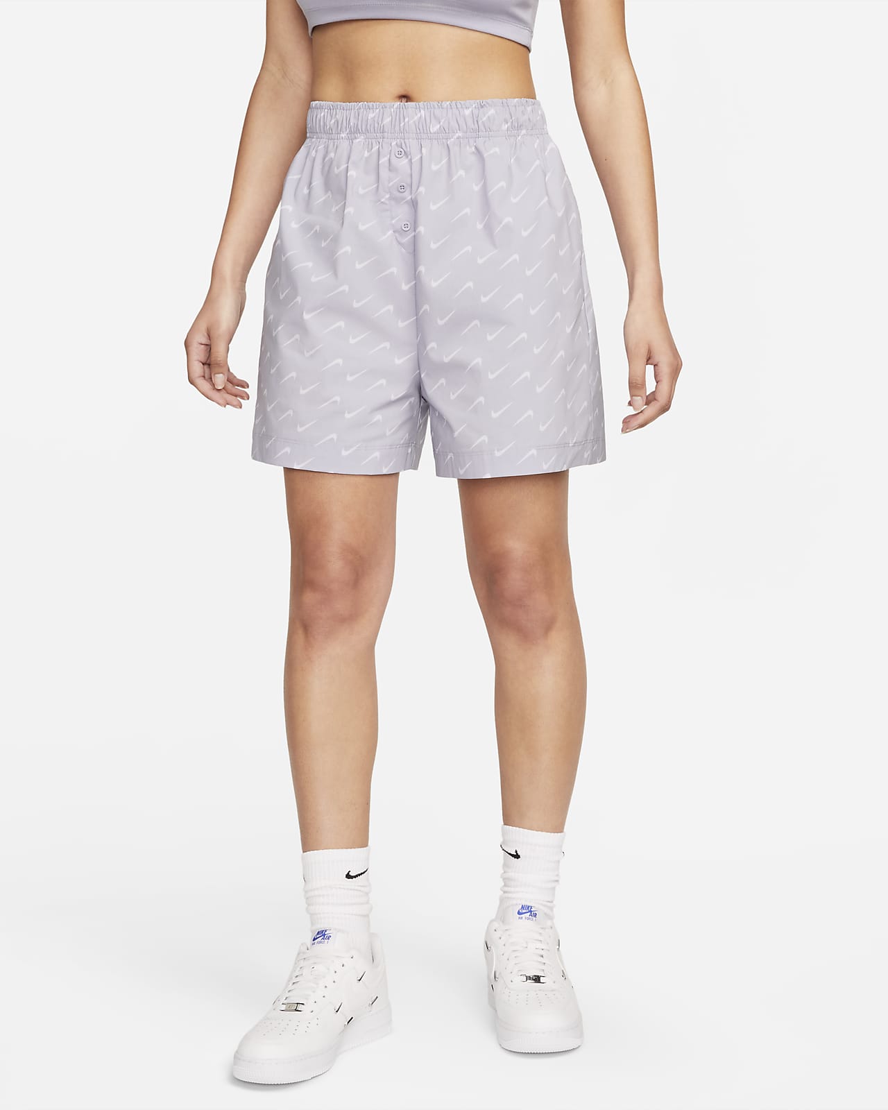 Shorts de tejido Woven de tiro alto para mujer Nike Sportswear Everyday Modern