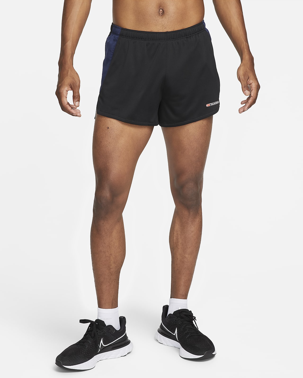 Men's 7 Lined Run Shorts - All in Motion Black L