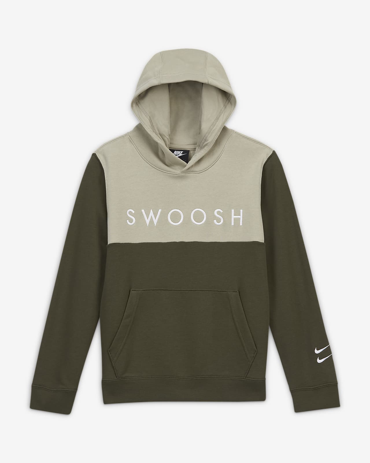 nike sportswear swoosh women's french terry hoodie