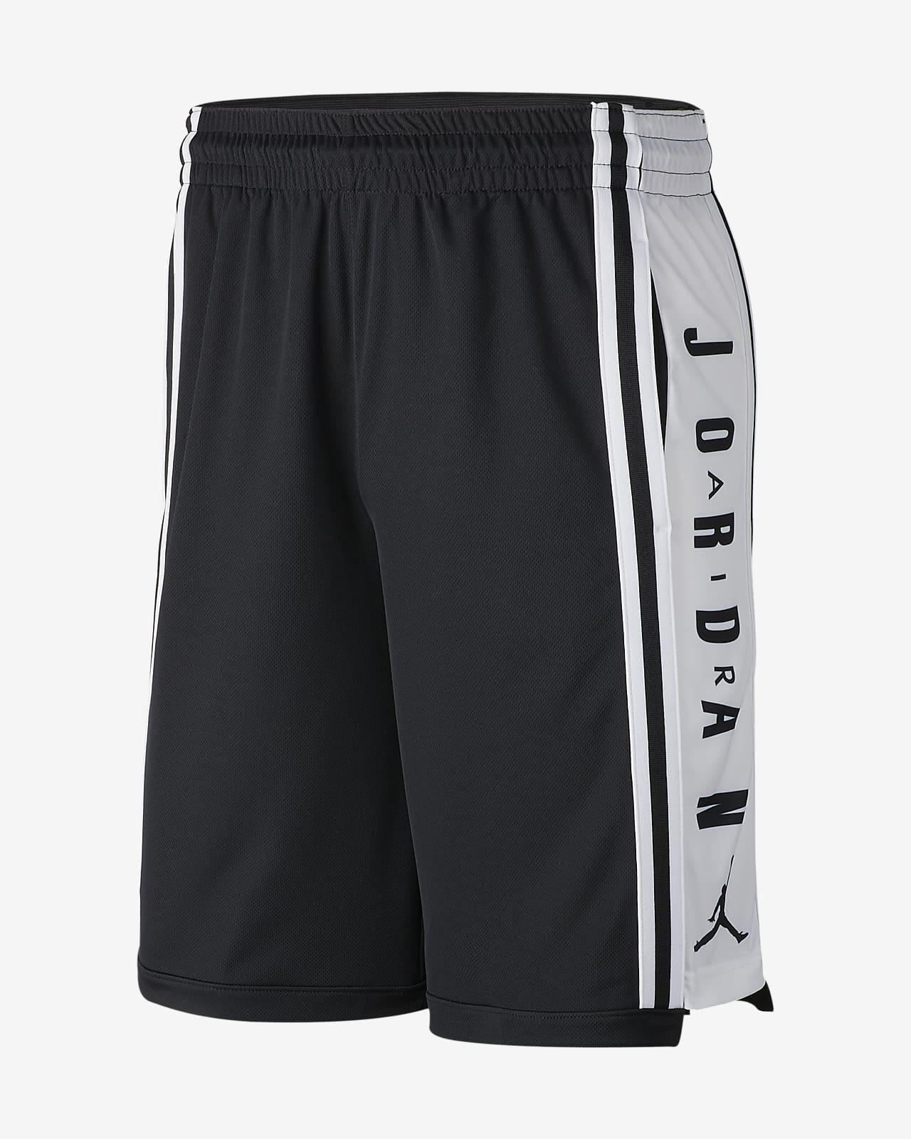 black jordan basketball shorts