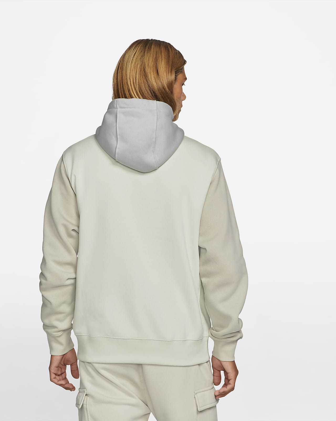 nike sportswear swoosh sherpa pullover hoodie