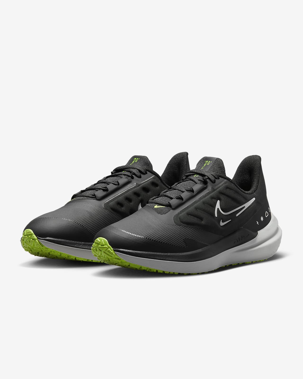 Nike Air Winflo 9 Shield Women's Weatherized Road Running Shoes ...