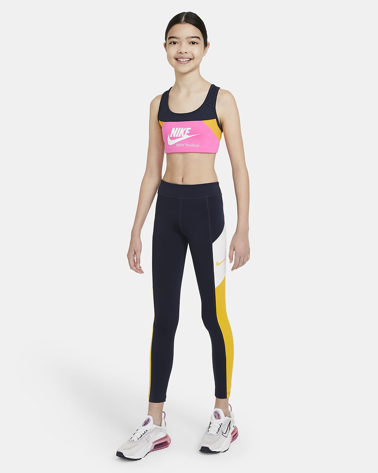 Brassiere De Sport Nike Swoosh Pour Fille Plus Agee Nike Ma