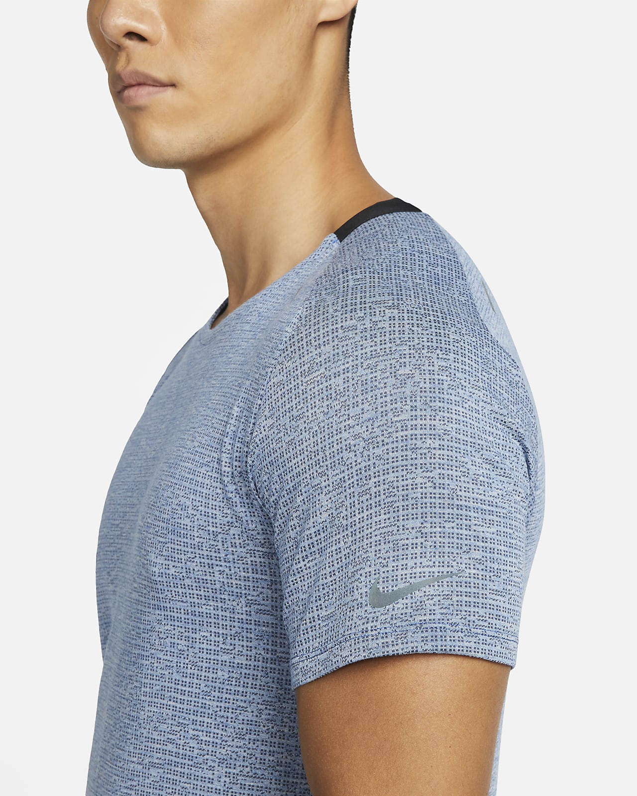 nike blue running top