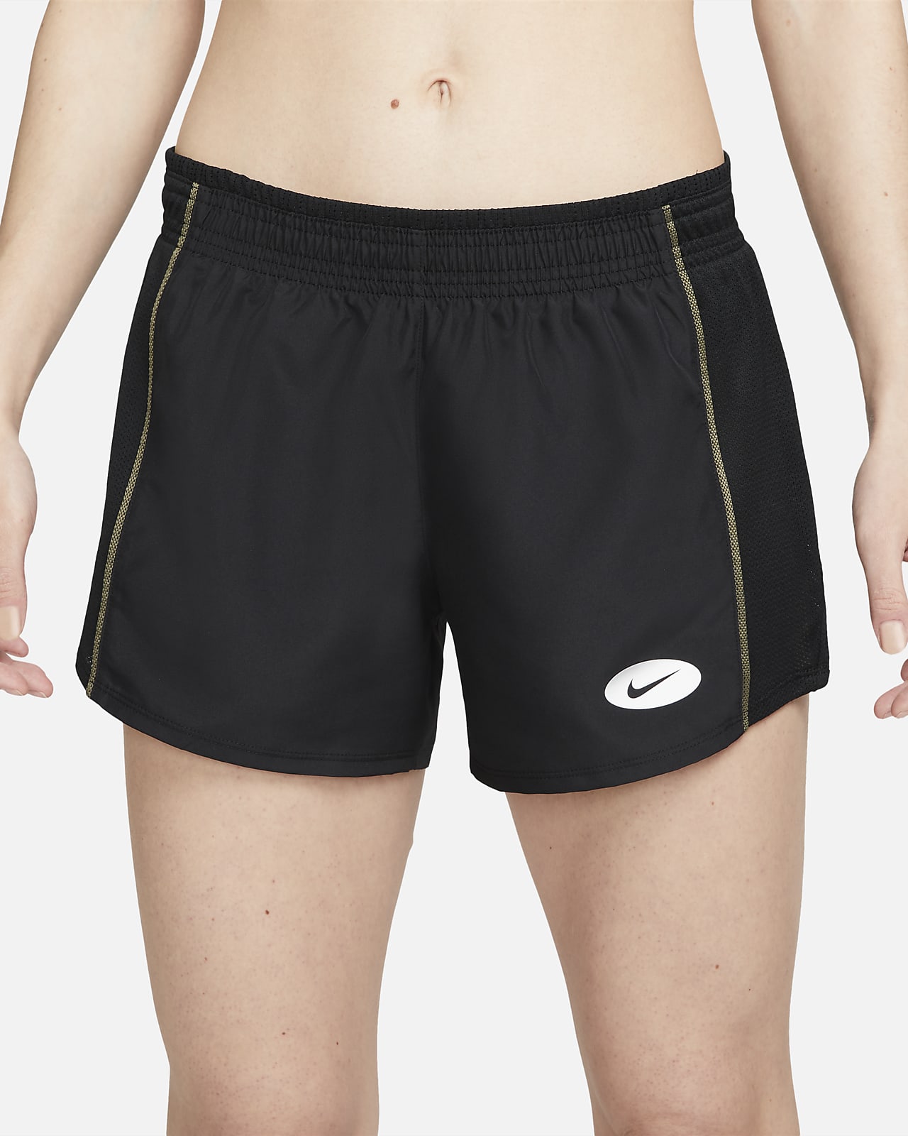 Shorts de running de tiro medio para mujer Nike Dri-FIT Icon Clash 10K. Nike  MX
