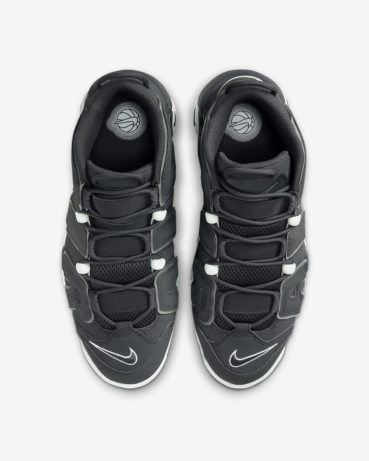 Nike air more uptempo 96 best sale black white