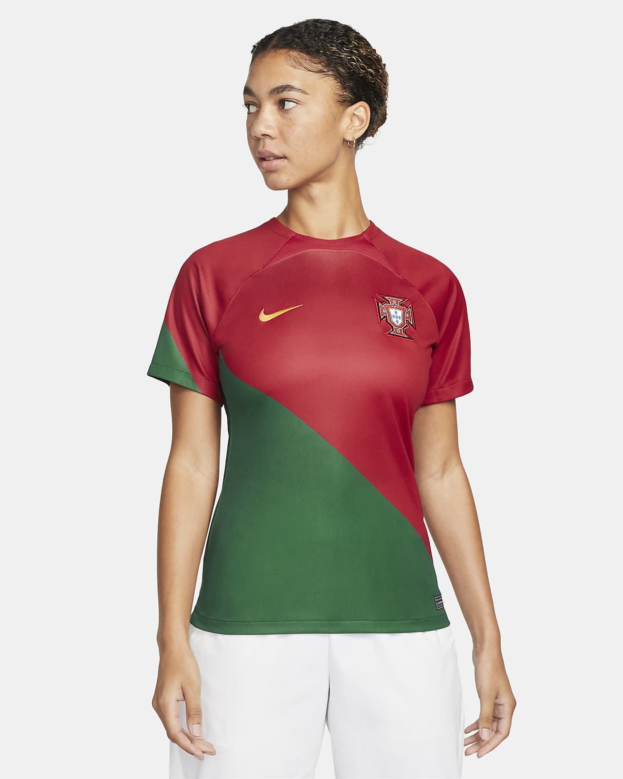Portugal 2022/23 Stadium Home Nike Dri-FIT-Fußballtrikot für Damen