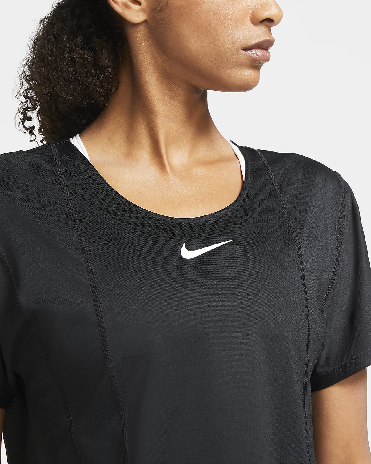 black nike womens top