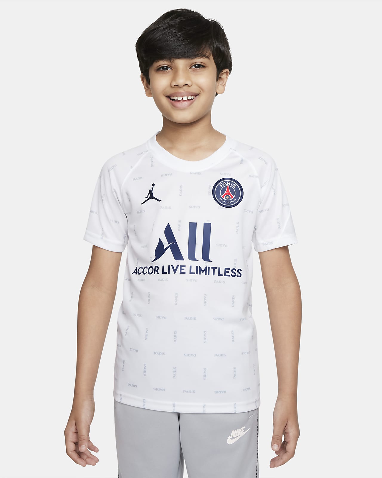 Paris Saint-Germain Fourth Older Kids' Nike Dri-FIT Pre-Match Football ...