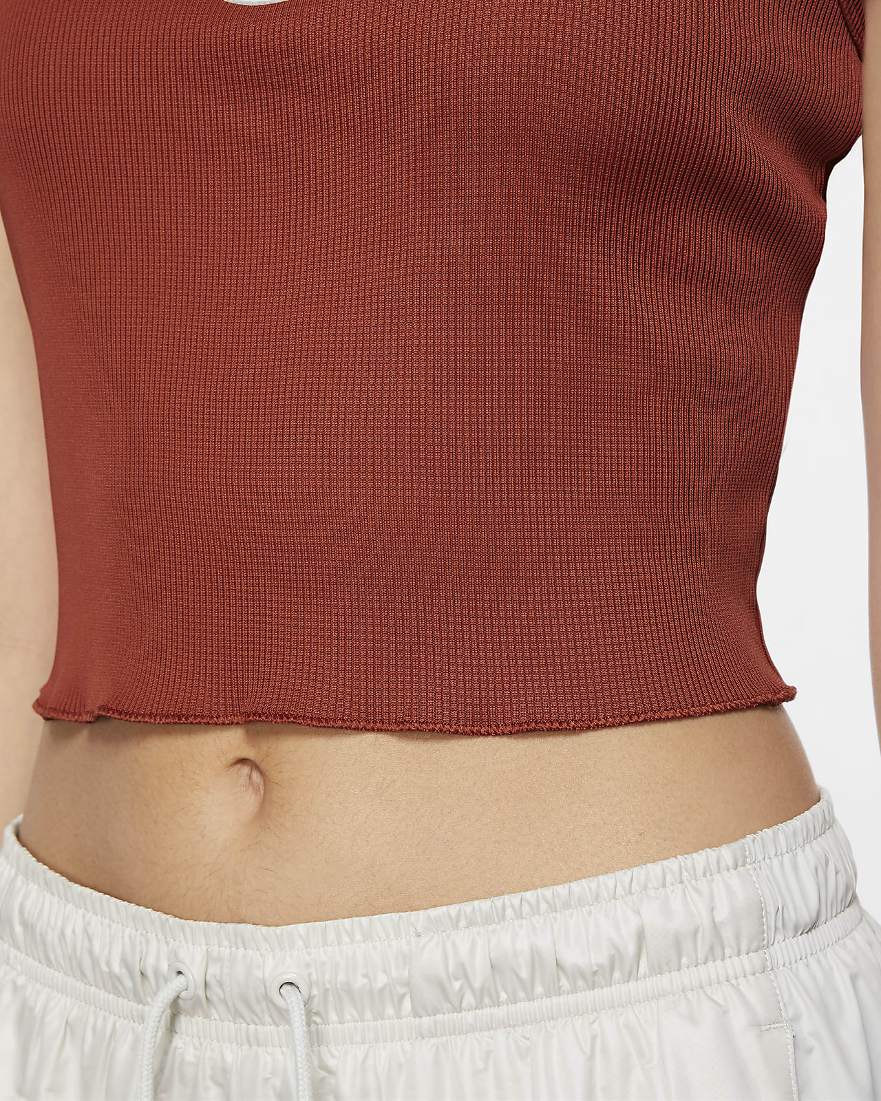 nike sportswear swoosh cropped tank
