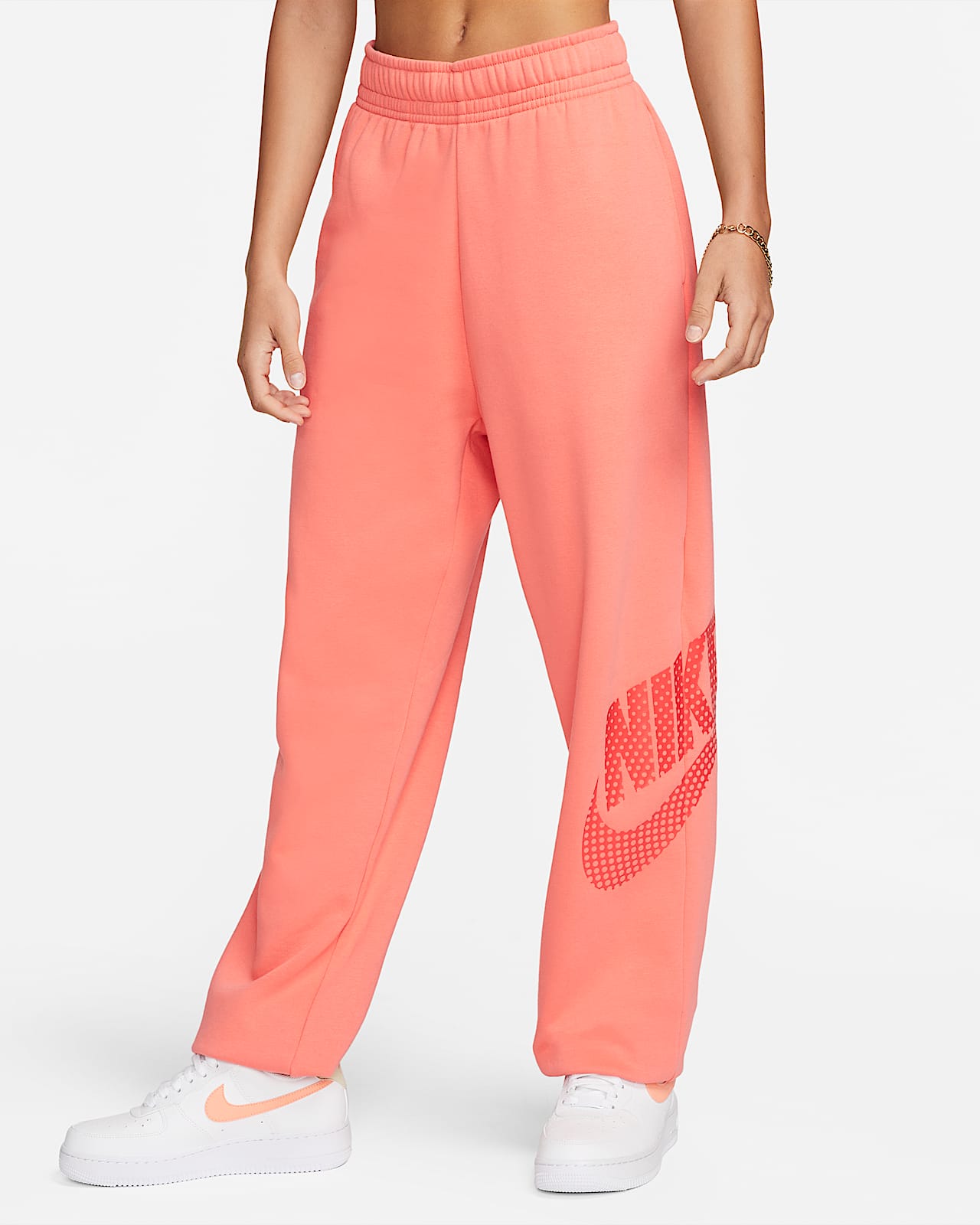 Nike Sportswear Oversized dansbroek van fleece voor dames. Nike BE