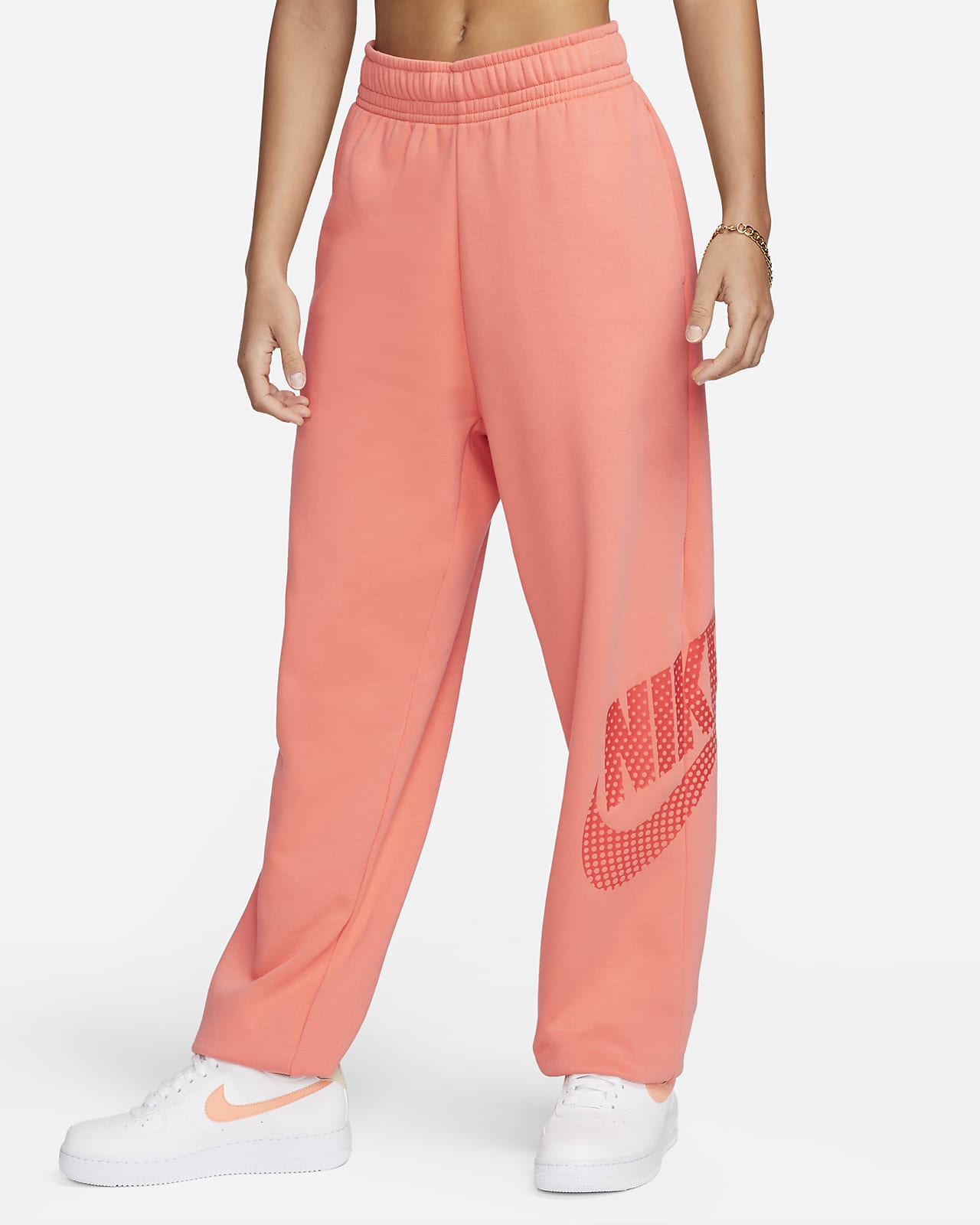 Pies suaves mayor alcohol Nike Sportswear Pantalón oversize de tejido Fleece para danza - Mujer. Nike  ES
