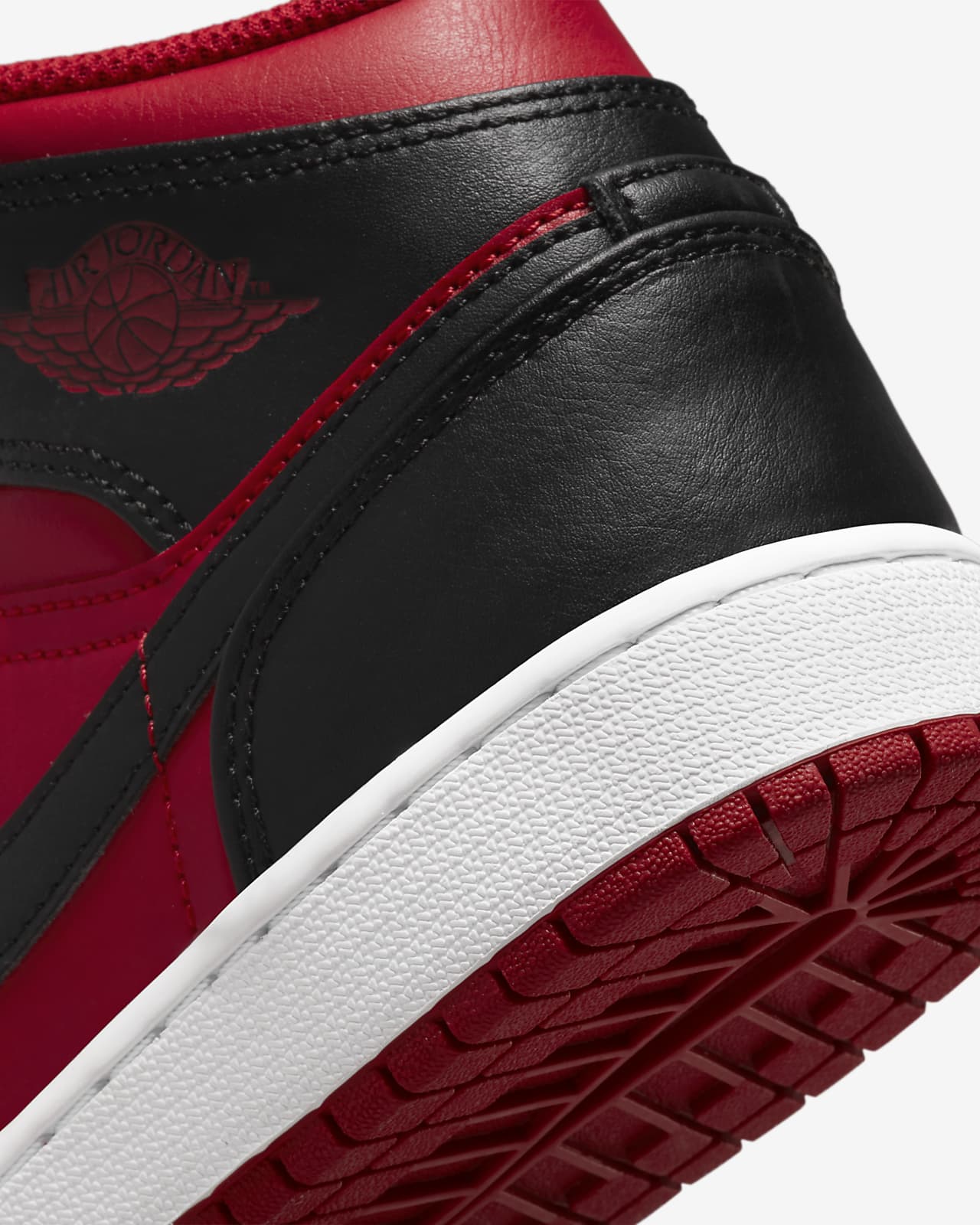 jordan 1 red and black grade school